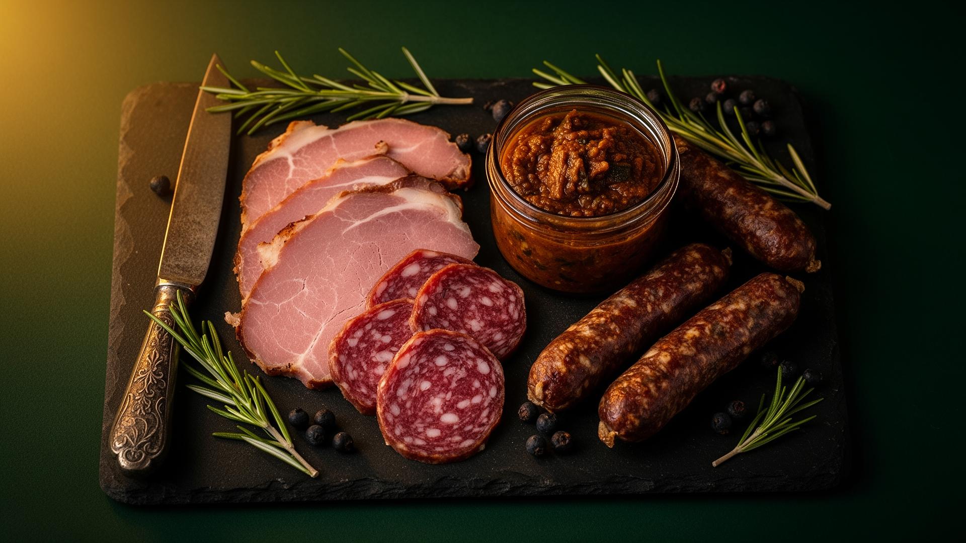 Wildschinken, Wildsalami und Wildragout aus dem Münsterland